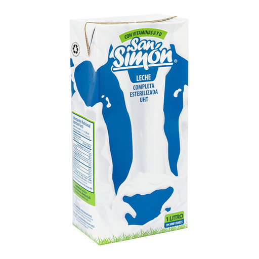 [25813] Leche Completa UHT San Simón 1 lt