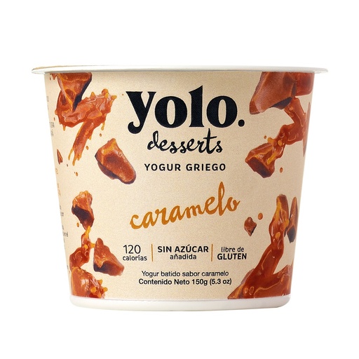 [26460] Yogurt Griego Caramelo Yolo 150 gr